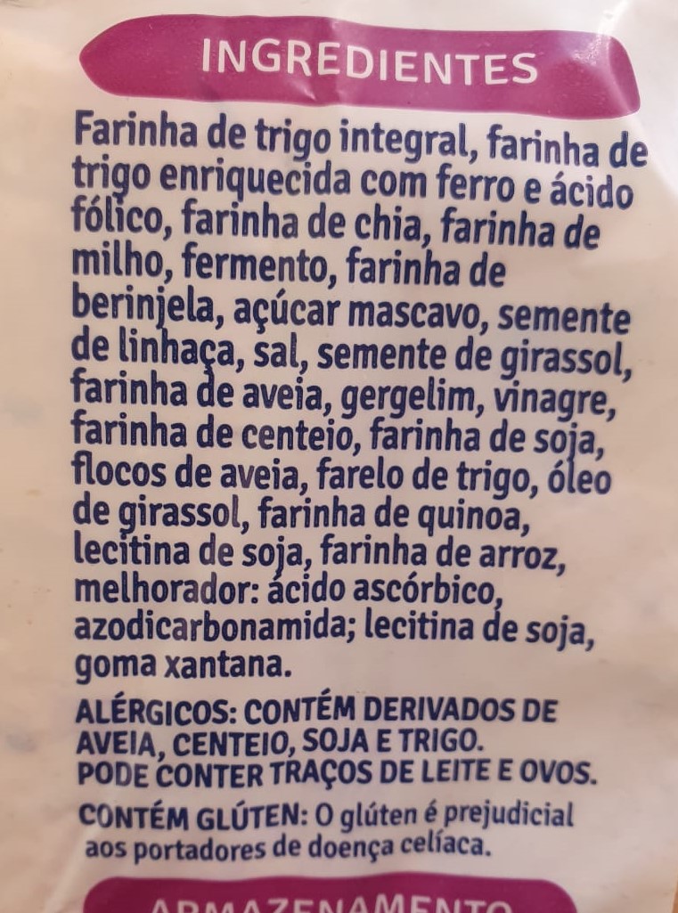 ingredientes pao integral 1 1 - Como Escolher o Melhor Pão Integral