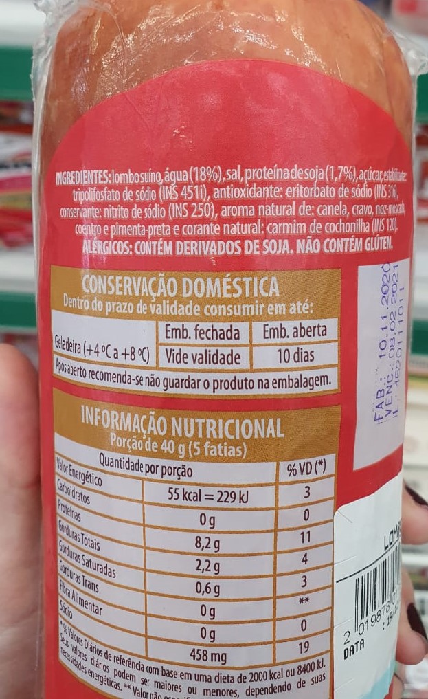 ingredientes informacao nutricional mortadela 1 - Embutidos: motivos para evitar